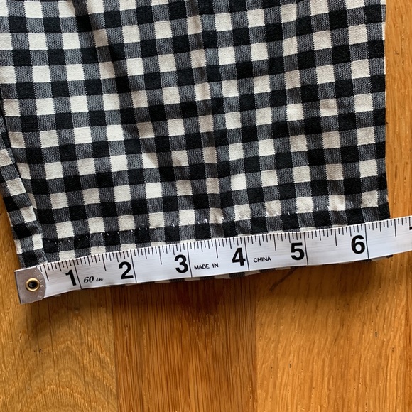 Zara tailored checked tapered pant with belt - Picture 7 of 7